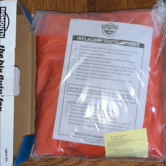 ❄️NEW IN BOX❄️BIG MOUTH Flyin’ FOX Snow Tube - Picture 11 of 14